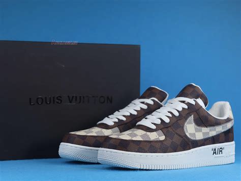 air force 1 louis vuitton brown|lv air force 1 stockx.